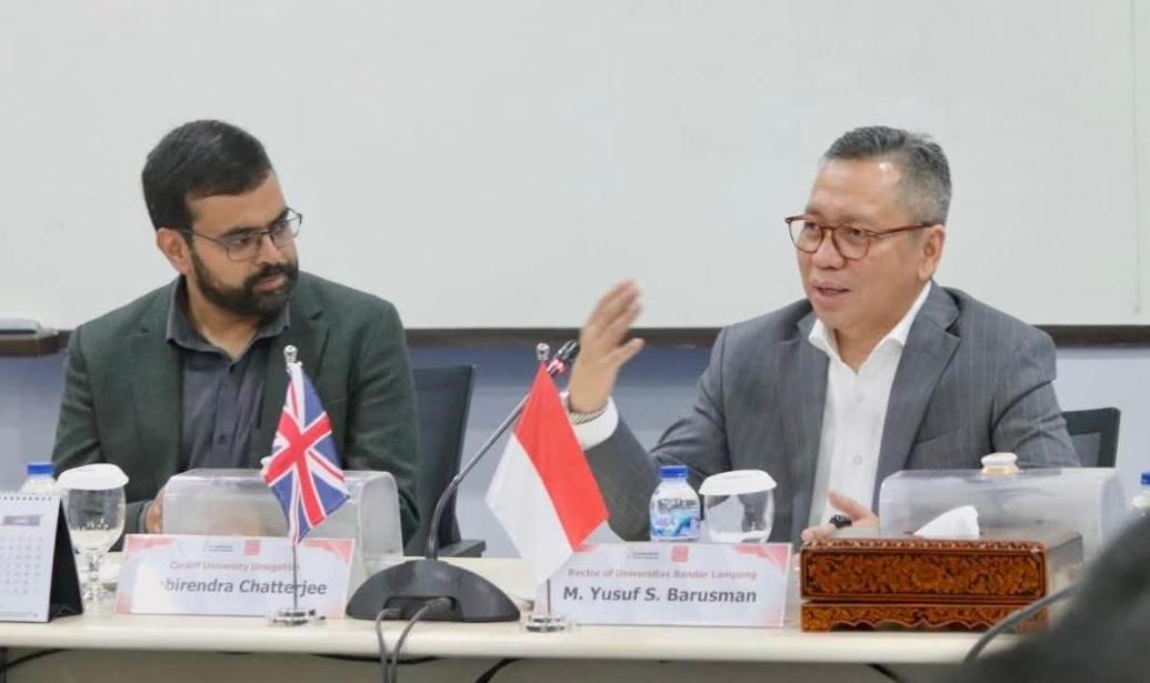 Perluas Jejaring Global, UBL Jajaki Kolaborasi Strategis dengan Cardiff University Inggris