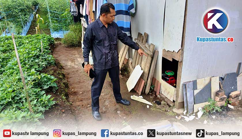 Jebol Dinding Dapur, Maling Gondol Dua Motor di Sukarame Lampung Barat