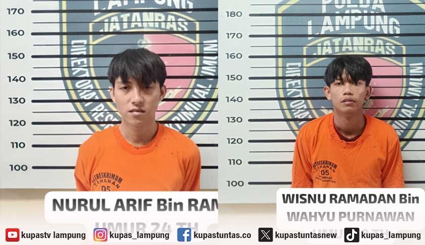Polisi Tembak Dua Pencuri Motor dan Burung Milik ASN Pemprov Lampung