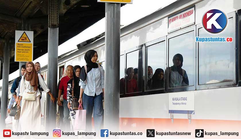 Libur Kenaikan Yesus Kristus, Penumpang Kereta Api di Lampung Tembus 20 Ribu Orang