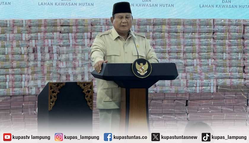 Presiden Prabowo Beri Bocoran Ada Duit Koruptor Rp39 Triliun Tersimpan di Sejumlah Rekening