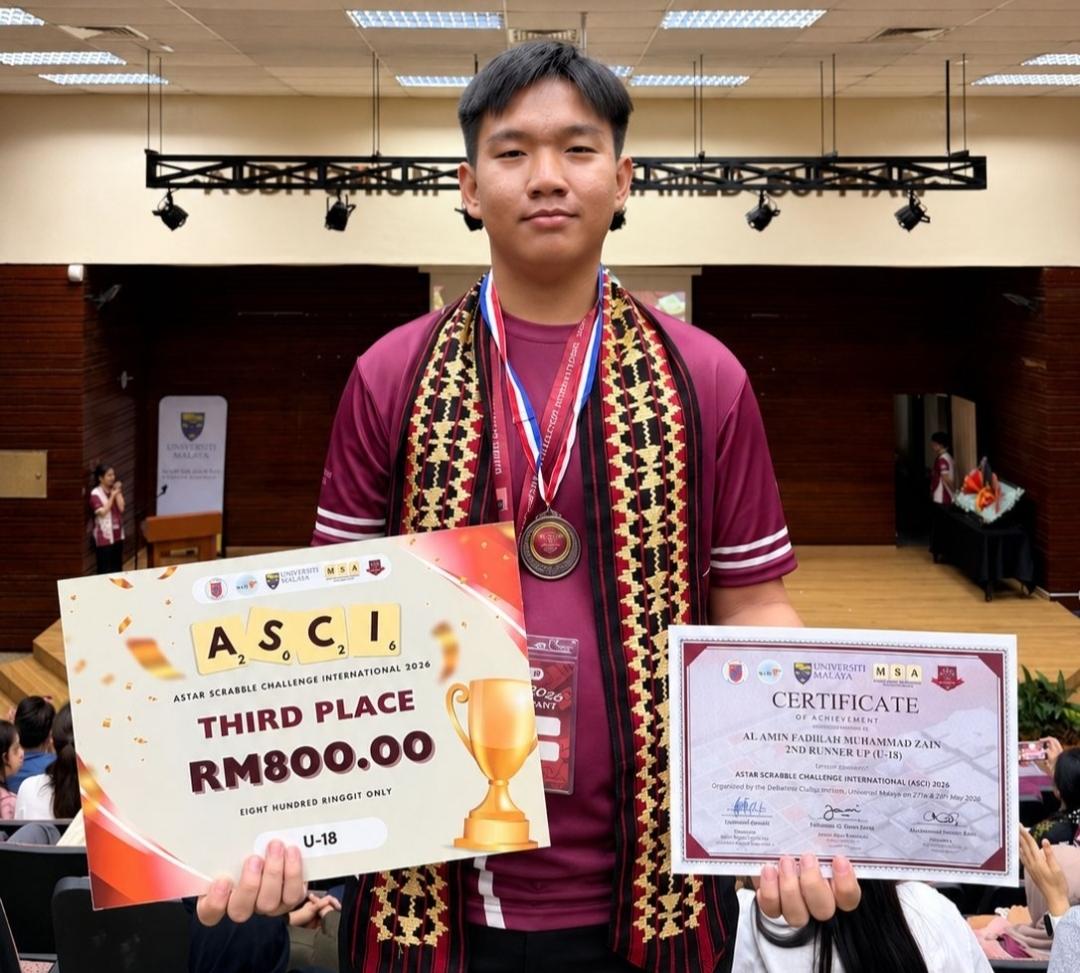 Siswa MAN 1 Bandar Lampung Raih 3 Kompetisi Ajang Scrabble Internasional di Malaysia