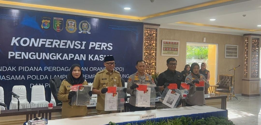 Polda Lampung Bongkar Sindikat TPPO Anak, Jemput Korban Hingga ke Surabaya