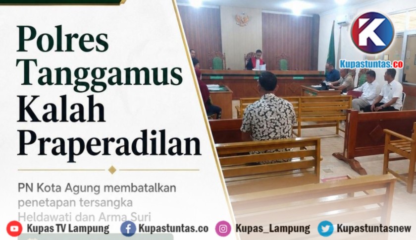 ‎PN Kota Agung Batalkan Status Tersangka Dua Warga, IKADIN Lampung Apresiasi Perjuangan Advokat LBH Tanggamus
