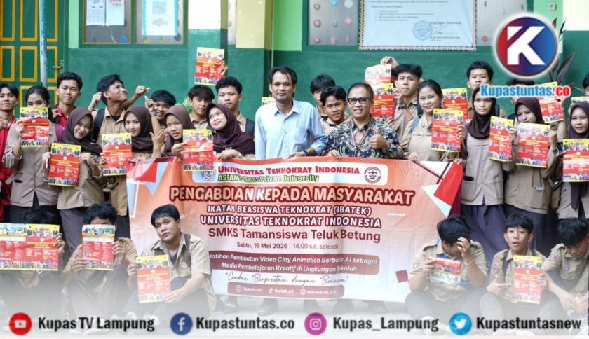 IBATEK Universitas Teknokrat Indonesia Gelar Pelatihan Video Clay Animation Berbasis AI di SMKS Tamansiswa Teluk Betung