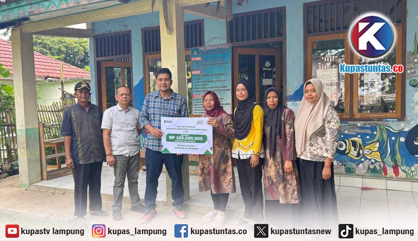 PTPN I Melalui Regional 7 Salurkan Bantuan Rp100 Juta untuk Renovasi PAUD Al Kausar Tanggamus