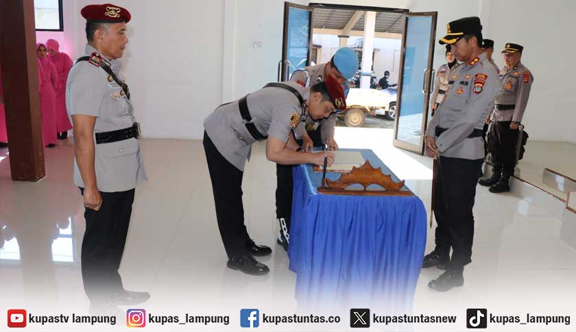 Iptu Andy Ruswandy Resmi Jabat Kasat Narkoba Polres Lampung Barat yang Baru