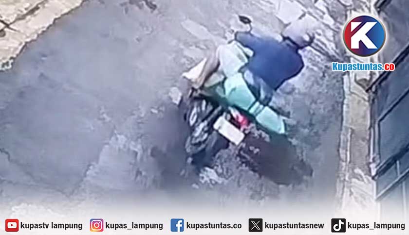 Nasib Apes Kurir di Bandar Lampung, Motor dan 66 Paket Raib Digondol Maling