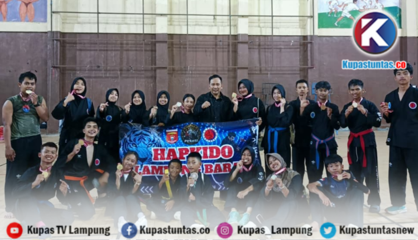 Atlet Hapkido Lampung Barat Raih 16 Medali di Championship dan Try Out Porprov