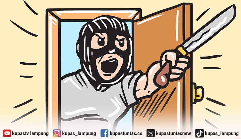 Malam Mencekam Remaja 16 Tahun di Kalianda Dirampok, Leher Ditempeli Golok