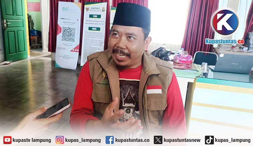 Empat Sapi Disembelih, BAZNAS Bandar Lampung Pastikan Daging Kurban Tepat Sasaran