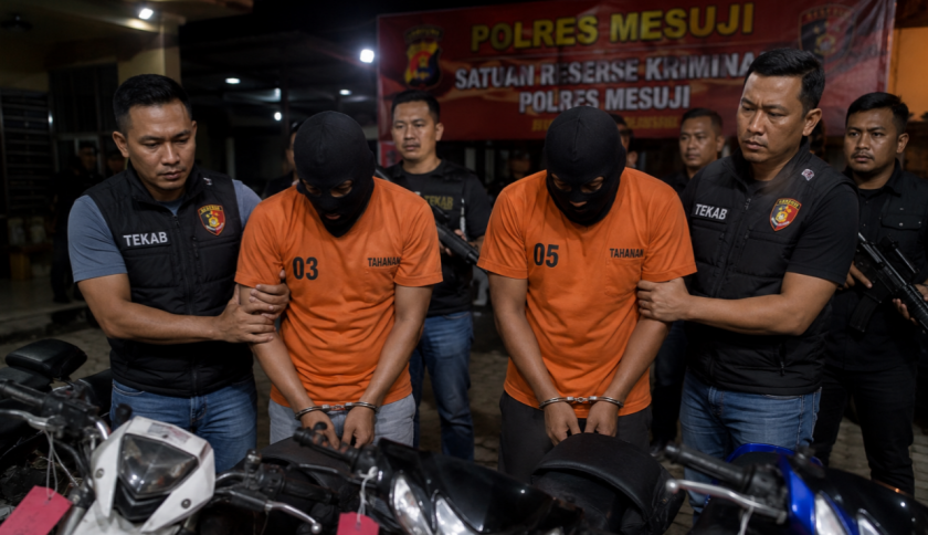 Sindikat Curanmor Lintas Provinsi Dibongkar, Polisi: Pelaku Sudah Gasak Sekitar 100 Motor