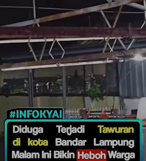 Diduga Terjadi Tawuran di Dekat Perumahan Griya Mandiri Gatot Subroto Bandar Lampung, Warga Heboh