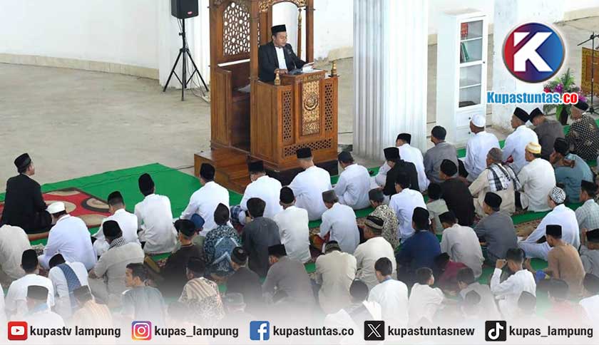 Sejarah! Salat Idul Adha dan Qurban Perdana Digelar di Masjid Agung Al-Hijrah Kota Baru Lampung