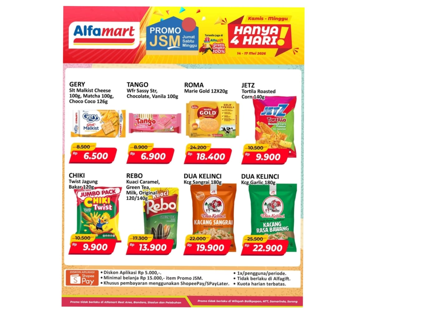 Update Promo JSM Alfamart, Stok Camilan Favorit Jadi Lebih Hemat