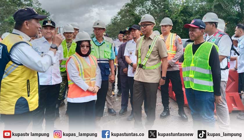 Perbaikan Jalan Brabasan–Wiralaga Dimulai, Pemprov Lampung Gelontorkan Anggaran Rp94 Miliar