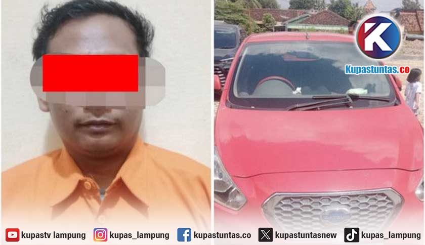 Polisi Bongkar Modus Gadai Mobil Bodong di Pringsewu, Pelaku Ditangkap di Jambi