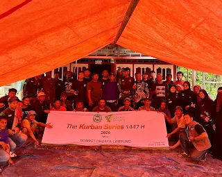 Dompet Dhuafa Lampung dan IIBF Lampung Gelar Tebar Hewan Kurban di Pedalaman Lampung Barat