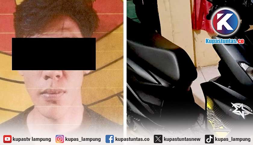 Modus Jenguk Orang Tua, Pemuda di Lampung Tengah Bawa Kabur Motor Pinjaman