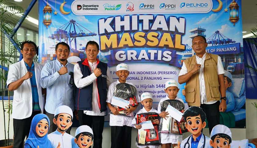 Pelindo Regional 2 Panjang Gelar Khitan Massal Gratis