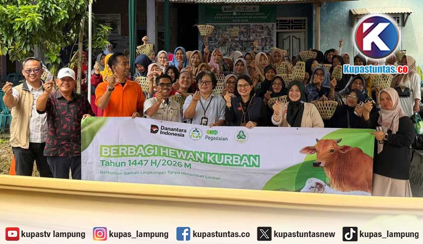 Pegadaian Peduli Pangan Sehat, Tebar Kebahagiaan Kurban untuk Anggota Bank Sampah Binaan di Momentum Iduladha 2026