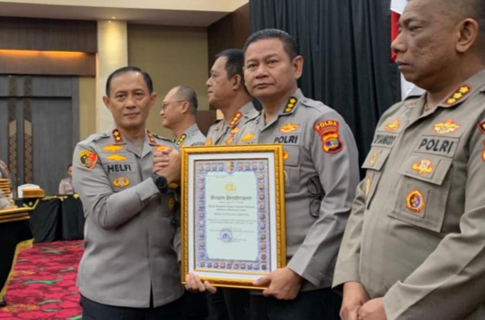 Bidkum Polda Lampung Raih Dua Penghargaan Capaian IKPA Sempurna
