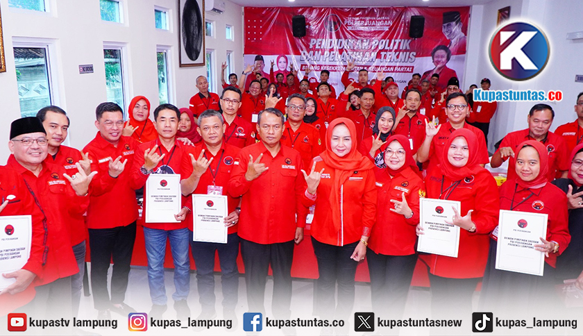 DPD PDI Perjuangan Lampung Gelar Pelatihan Kesekretariatan dan Keuangan, Winarti Tekankan Profesionalisme Organisasi