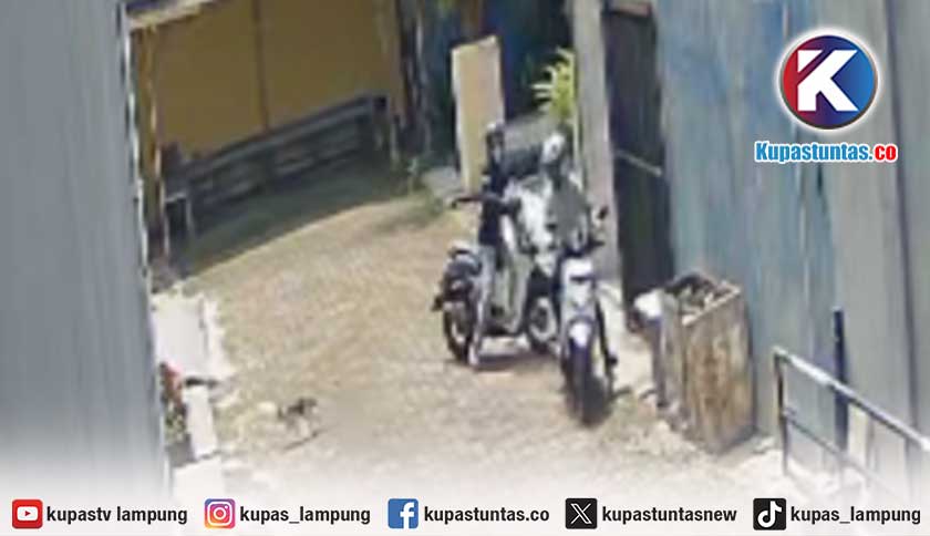 Dalam Sehari, Komplotan Curanmor Pakai PDH Kampus Terekam Beraksi di Tiga Lokasi Bandar Lampung