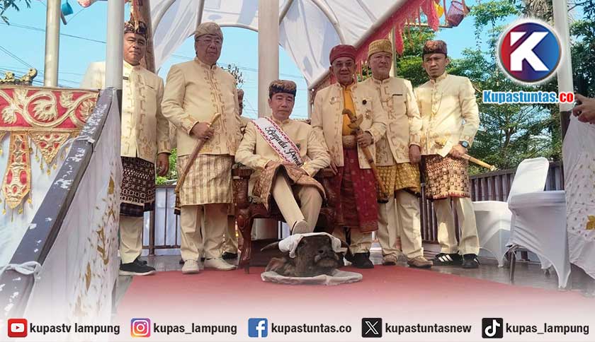 Terima Gelar Adat, Jokowi Ajak Masyarakat Terus Jaga-Lestarikan Budaya Lampung