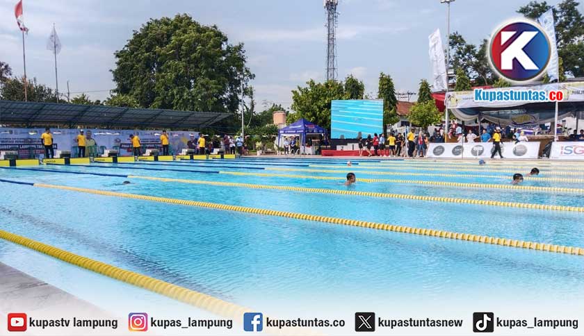 2.035 Perenang Bersaing di Kejuaraan Piala Kemenpora Lampung Fast Swim