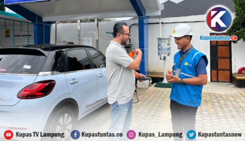 Tempat Strategis hingga SPKLU Lounge PLN, Ini 5 SPKLU Non Tol yang Paling Banyak Dipilih Pengguna Kendaraan Listrik di Lampung