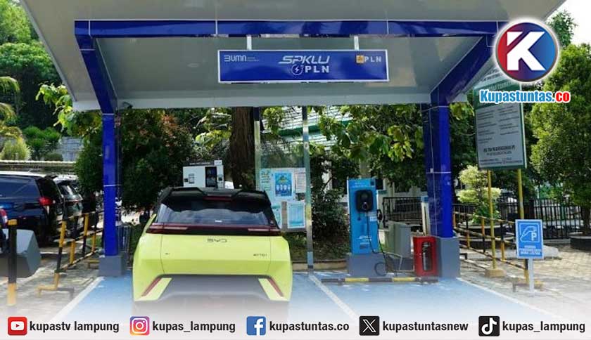 PLN UID Lampung Perkuat Ekosistem Kendaraan Listrik dengan Penambahan SPKLU dan SPKLU Lounge