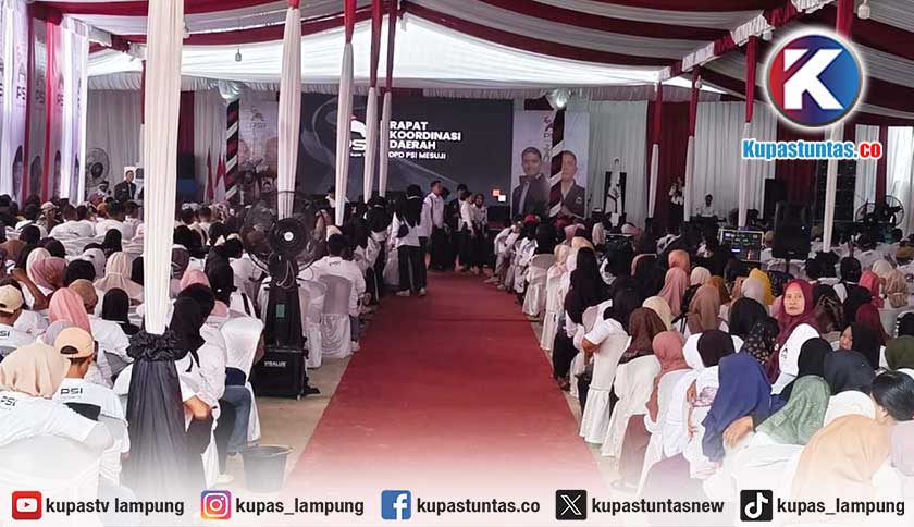 Mesuji Jadi Titik Awal Rakorda PSI Lampung yang Dihadiri Jokowi