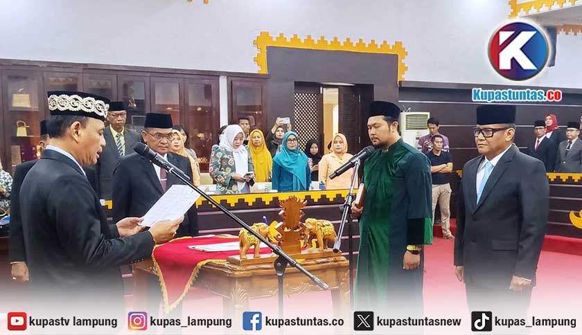 Ahmad Hariyanto Dilantik Jadi Sekda Metro, Birokrat Tubaba Berkarier di Tiga Era Kepemimpinan