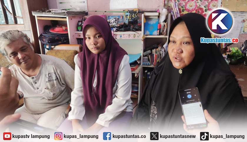 Lolos Unila, Putri Buruh Harian di Bandar Lampung Kini Dihantui Biaya Kuliah
