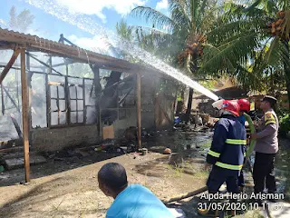Rumah Ditinggal Kondangan Terbakar, Polisi Minta Warga Waspada Saat Musim Kemarau