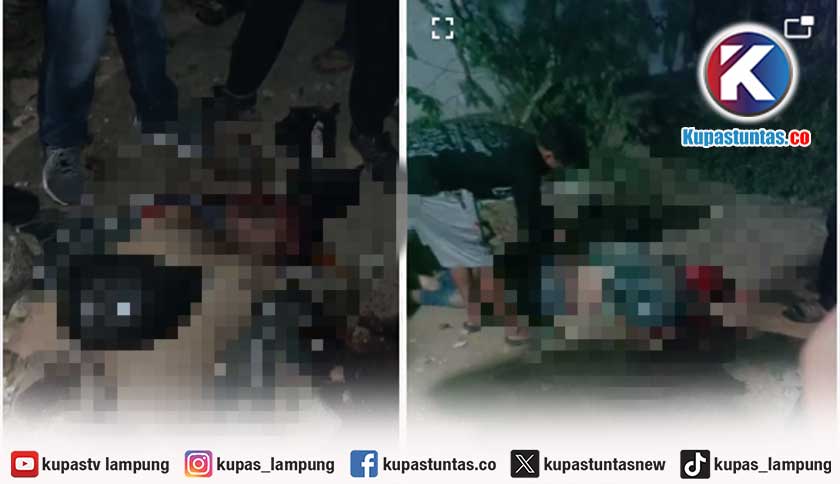 Pencuri Motor di Way Hui Lampung Selatan Tewas Mengenaskan Diamuk Massa