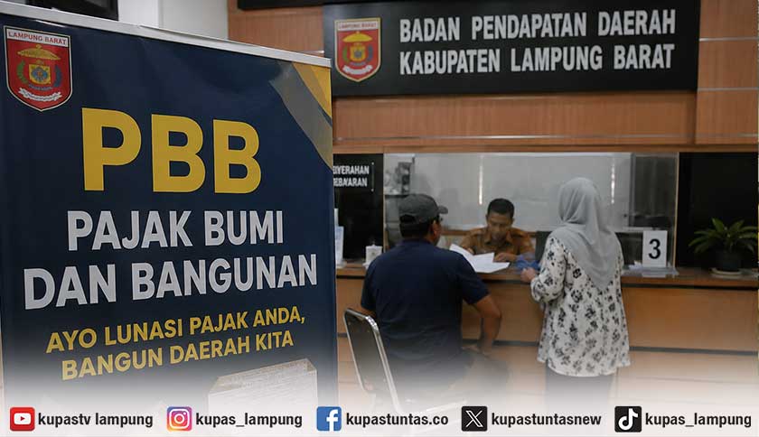 Target Rp4,81 Miliar, Pajak Bumi dan Bangunan di Lampung Barat Baru Terkumpul Rp96 Juta