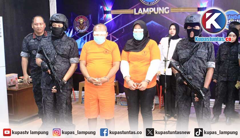 BNNP Lampung Musnahkan 1.320 Butir Ekstasi, Dua Pengedar Terancam Hukuman Mati