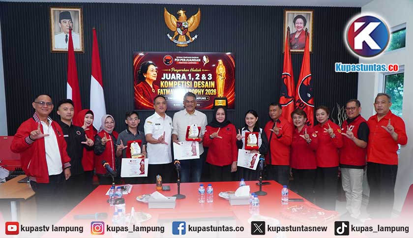 DPD PDI Perjuangan Lampung Lepas Tiga Juara Fatmawati Trophy ke Tingkat Regional Bangka Belitung