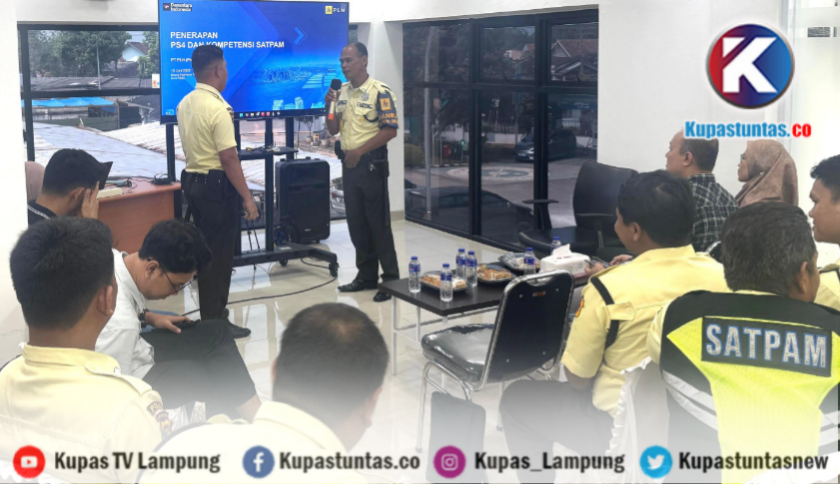 Komitmen Melayani Sepenuh Hati, PLN UP3 Kotabumi Perkuat Kompetensi Satpam Melalui Refreshment Pelatihan