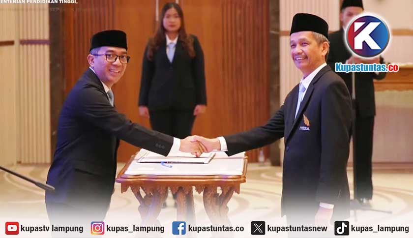Prof. Elfahmi Resmi Jabat Rektor Itera Periode 2026–2030