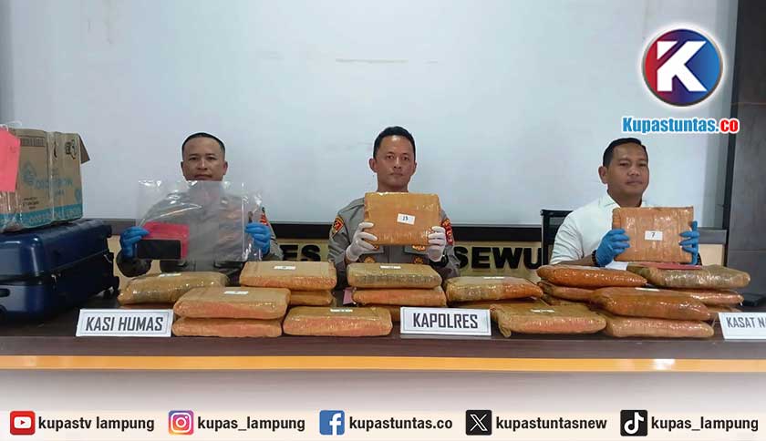 Kedapatan Bawa Ganja 24 Kilogram, Pria Asal Sumatera Utara Terancam Pidana Mati