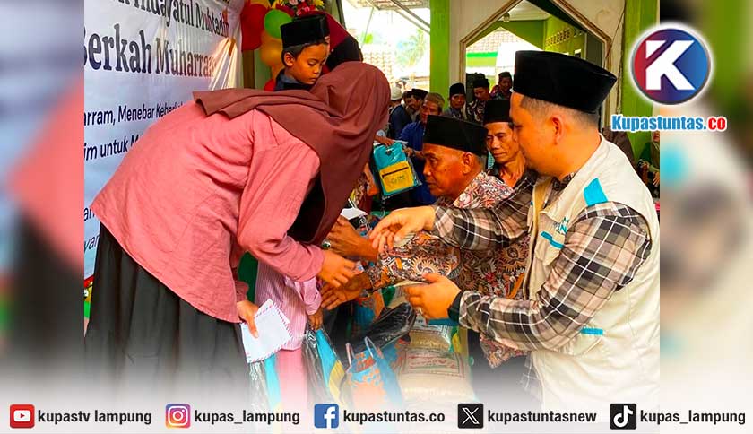 YBM PLN UP3 Pringsewu Salurkan Bantuan Pendidikan bagi 200 Anak Yatim di Bulan Muharam