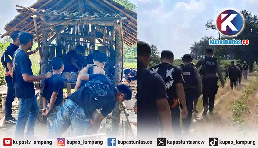 Dari Pinggir Jalan hingga Gubuk, Tiga Bandar Narkoba di Lampung Tengah Diciduk Polisi