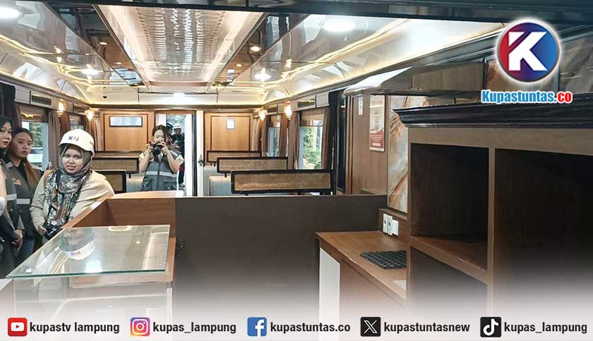 Mulai 4 Juli, KA Rajabasa Hadir dengan Kereta Premium Tarif Tetap