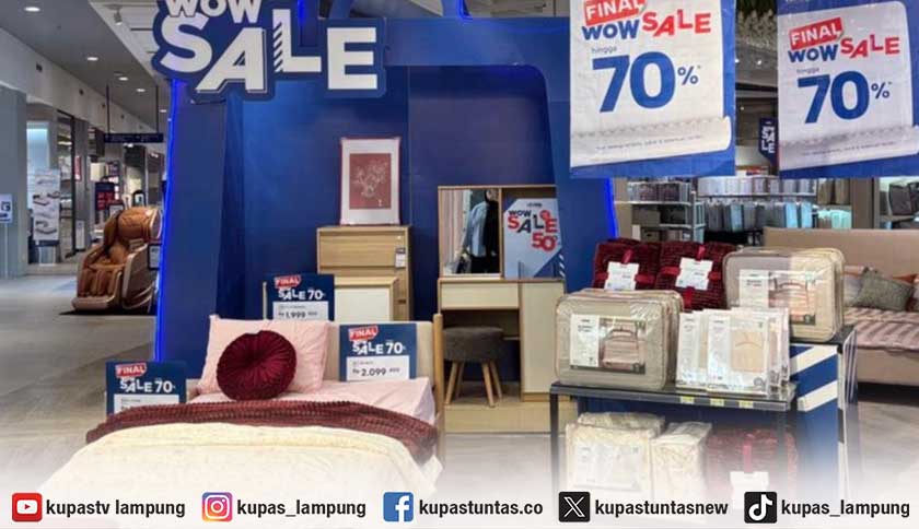 Puncak Diskon Final WOW Sale INFORMA Makin WOW, Diskon Hingga 70% dan Ekstra Diskon 5%