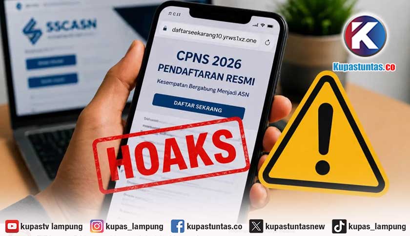 Awas, Marak Beredar Tautan Palsu Pendaftaran CPNS 2026