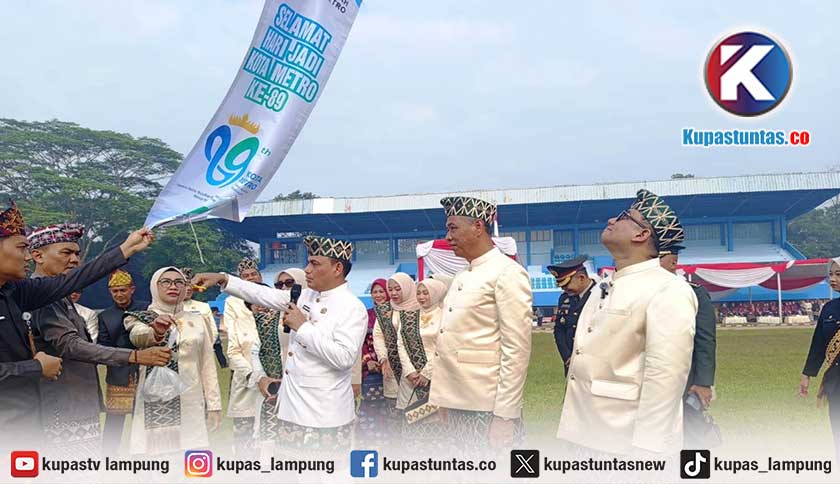 HUT ke-89 Metro, Walikota Ingatkan Pentingnya Evaluasi