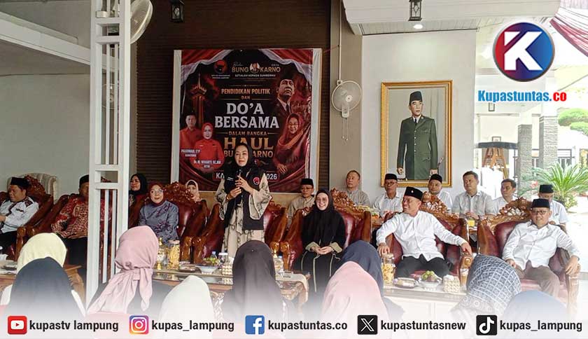 Peringati Haul Bung Karno, PDI Perjuangan Lampung Ajak Generasi Muda Warisi Semangat Perjuangan